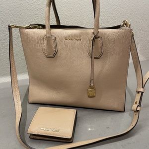 Nude color perfect tote from MK